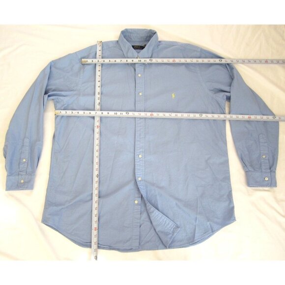 Men Polo Ralph Lauren Oxford Classic Fit Button Long Sleeve Shirt Sz 2XLT MT803 - Picture 4 of 10